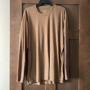 Patagonia Military Brown Trim Long Sleeve Shirt Size XXL
